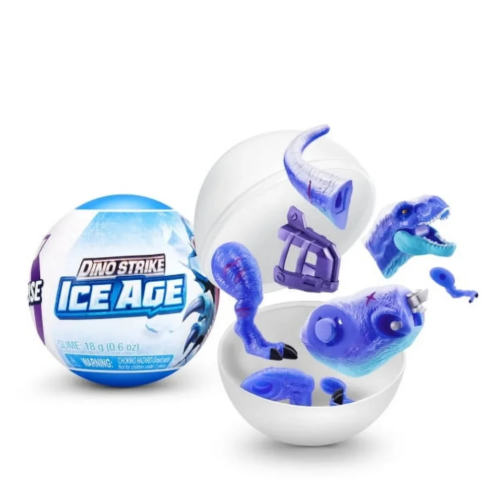 Set3-Zuru Dino Strike Ice Age Surprise Balls